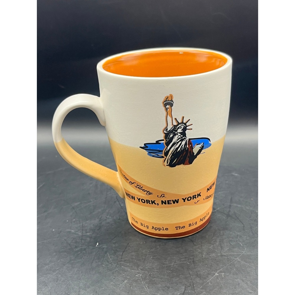 New York Statue of Liberty Coffee Mug The Big Apple Souvenir Novelty‎ 12 oz.